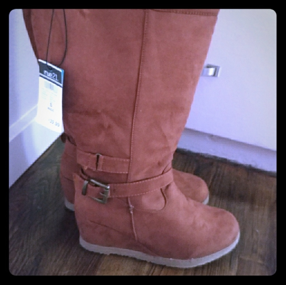 wide calf boots Rue21